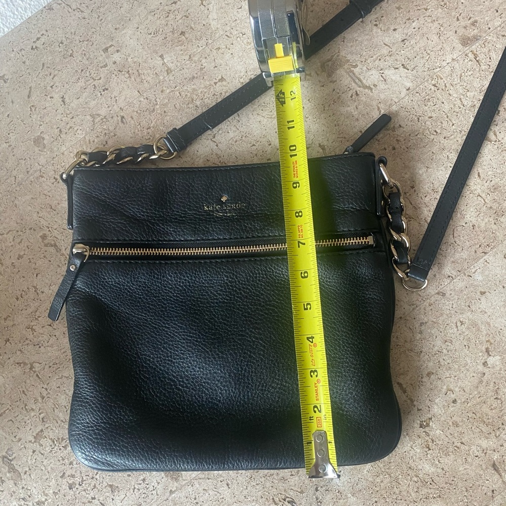 Kate Spade NY Cobble Hill Ellen Cross-Body Handbag, BLK Leather-Great like NEW - Picture 6 of 12